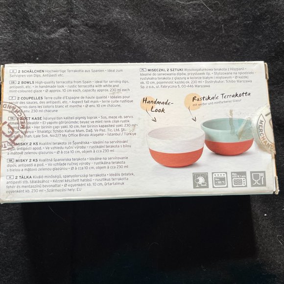 NWOT 2-Tchibo Schalchen Small Terracotta Serving Bowls - Picture 2 of 6